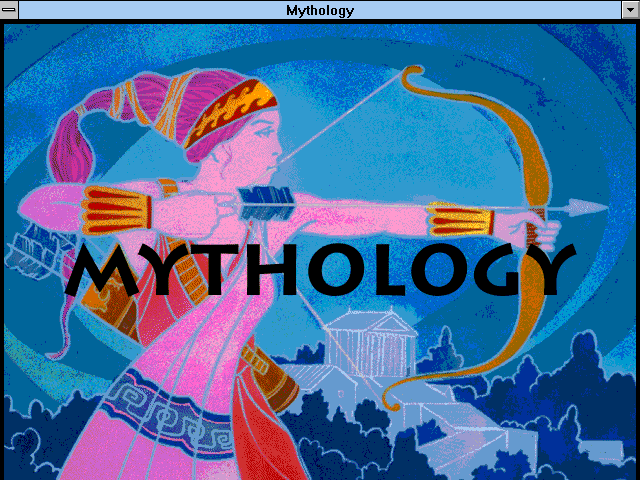 Title screen of Mythology