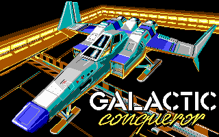 Title screen of Galactic Conqueror