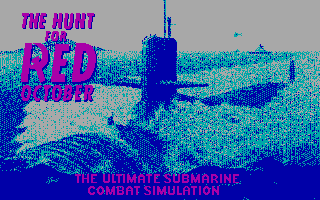 Title screen of The Hunt for Red October