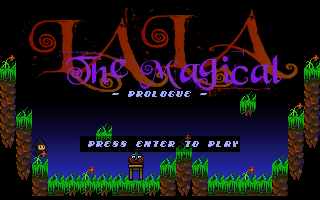 Title screen of Lala Prologue