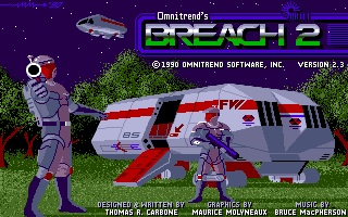 Title screen of Breach 2