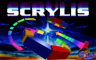 Title screen of Scrylis