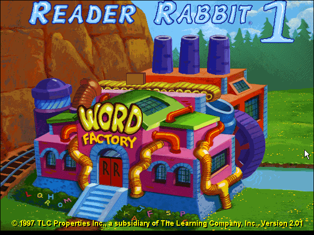 Title screen of Reader Rabbit's Reading 1