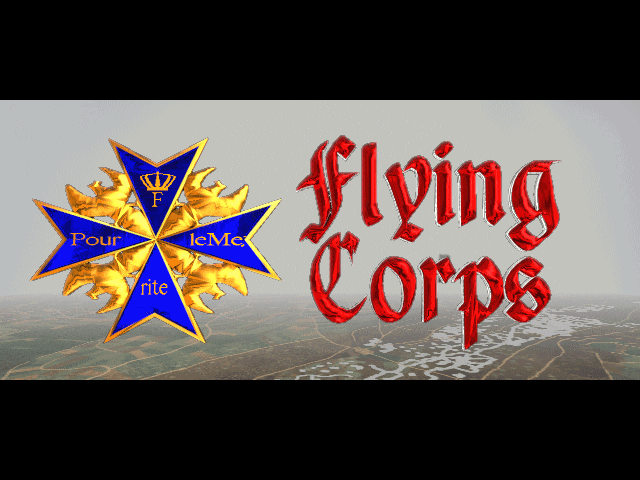 Title screen of Flying Corps: Gold