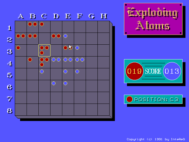 Gameplay of Exploding Atoms
