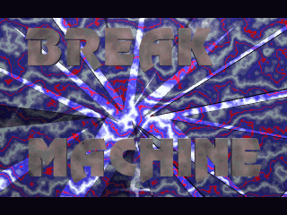 Title screen of Break Machine