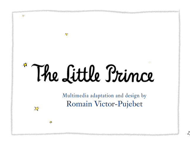 Title screen of Le Petit Prince