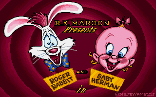 Title screen of Hare Raising Havoc