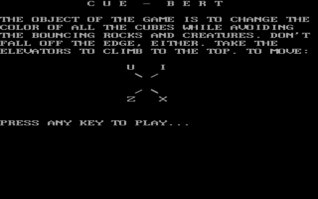 Title screen of Pyramid Power