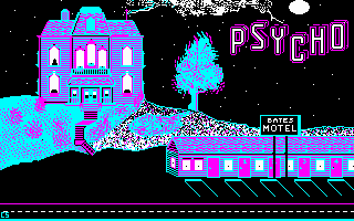 Title screen of Psycho