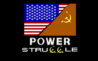 Title screen of Power Struggle