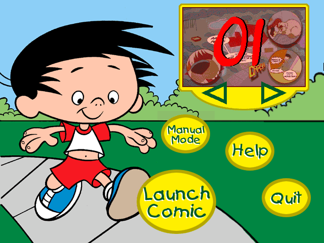 Title screen of Bobby's World: One Clump or Two?