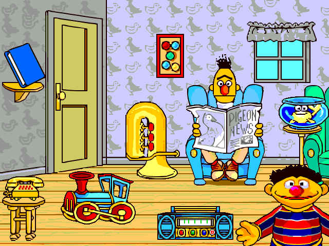 Gameplay of A Visit to Sesame Street: Letters