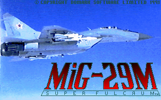 Title screen of MiG-29M Super Fulcrum
