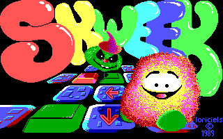 Title screen of Skweek