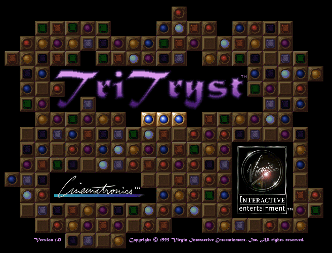 Title screen of TriTryst