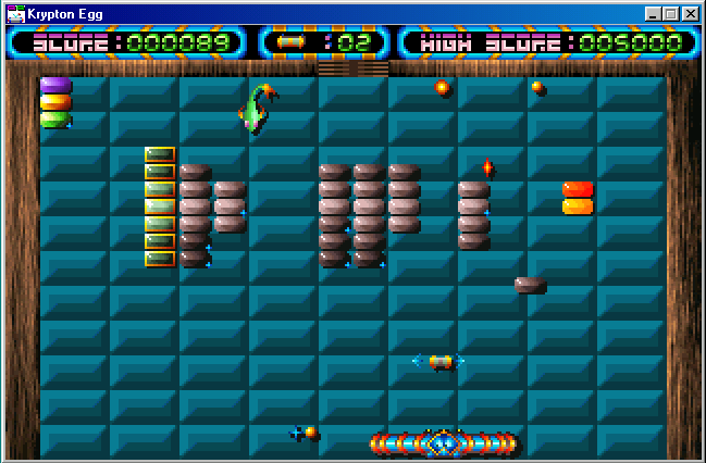 Gameplay of Krypton Egg