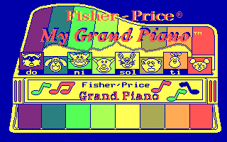 Title screen of Fisher-Price: My Grand Piano