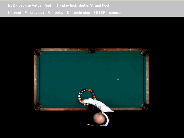 Gameplay of Virtual Pool