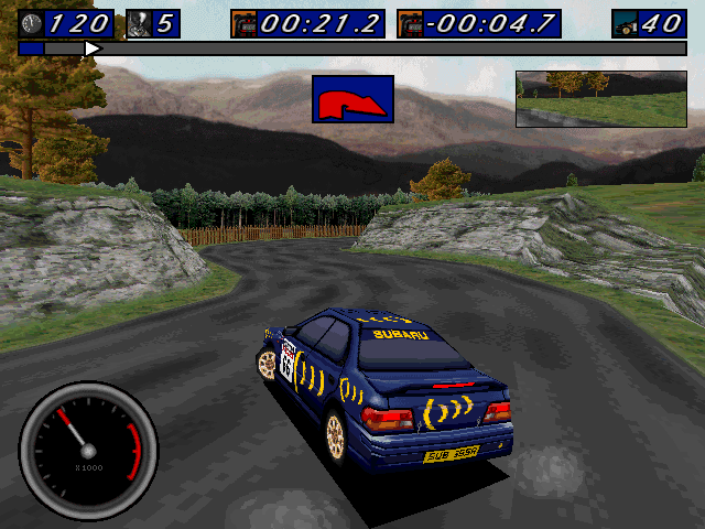 Gameplay of Network Q RAC Rally Championship