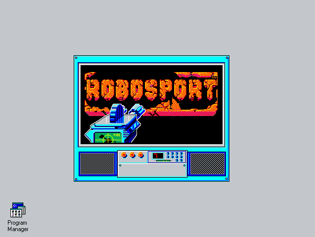 Title screen of RoboSport