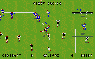Gameplay of Wembley Rugby League