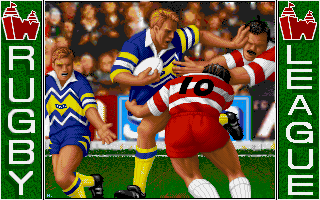 Title screen of Wembley Rugby League