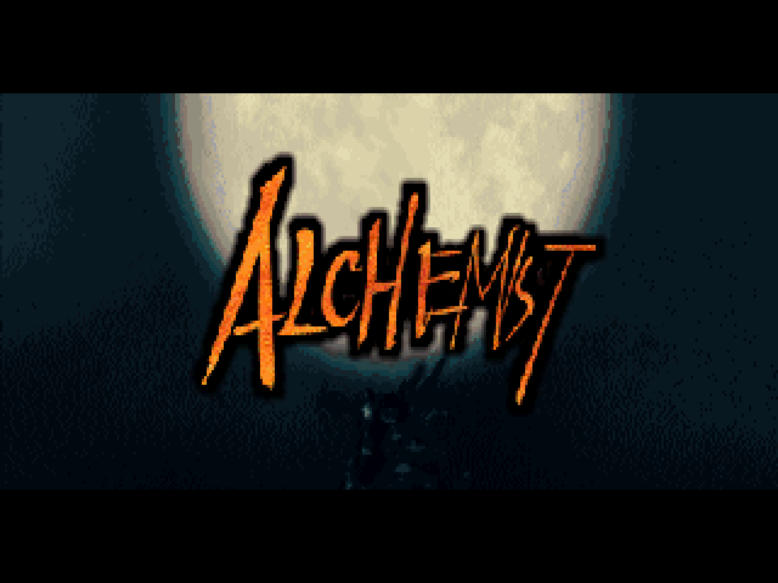 Title screen of Alchemist