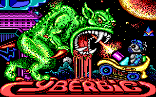 Title screen of Cyberbig