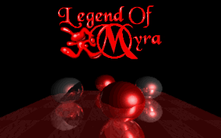 Title screen of Legend of Myra