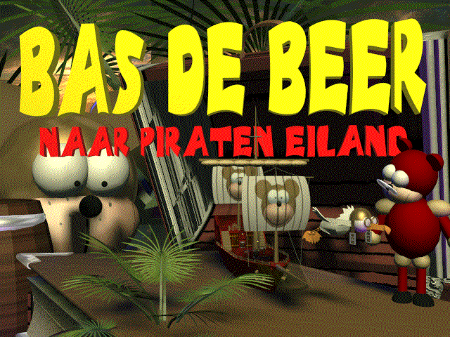 Title screen of Bas de Beer naar Pirateneiland