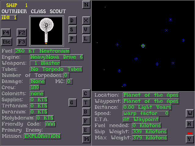 Gameplay of VGA Planets