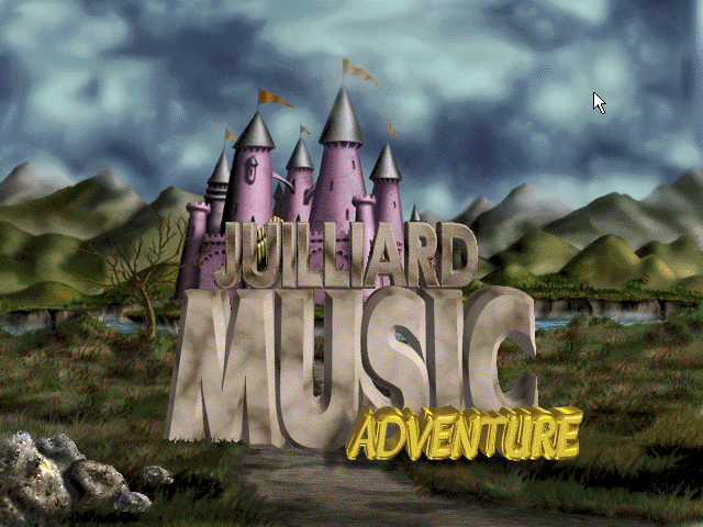 Title screen of Juilliard Music Adventure