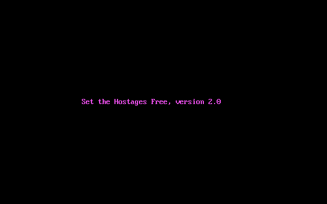 Title screen of Set the Hostages Free