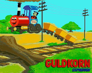 Title screen of Guldkorn Expressen