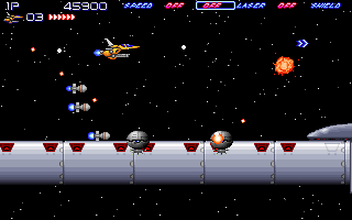 Gameplay of Delvion Star Interceptor