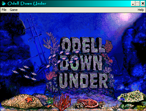 Title screen of Odell Down Under