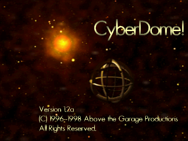 Title screen of CyberDome!