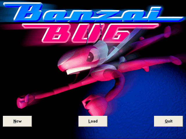 Title screen of Banzai Bug