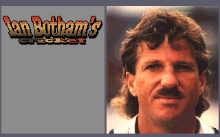 Title screen of Ian Botham's Cricket