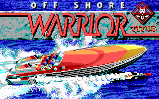Title screen of Off Shore Warrior