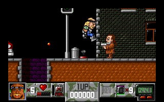 Gameplay of Suburban Commando