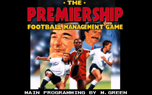 Title screen of The Premiership