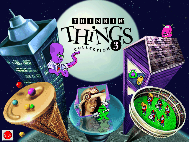 Title screen of Thinkin' Things Collection 3