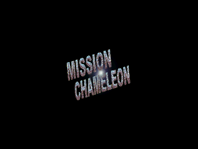 Title screen of Mission Chameleon