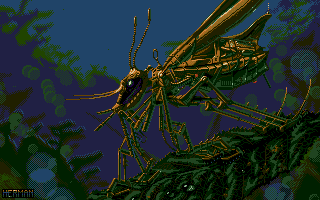 Title screen of Infestation