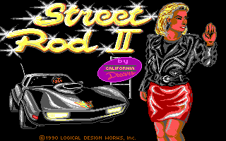 Title screen of Street Rod 2: The Next Generation