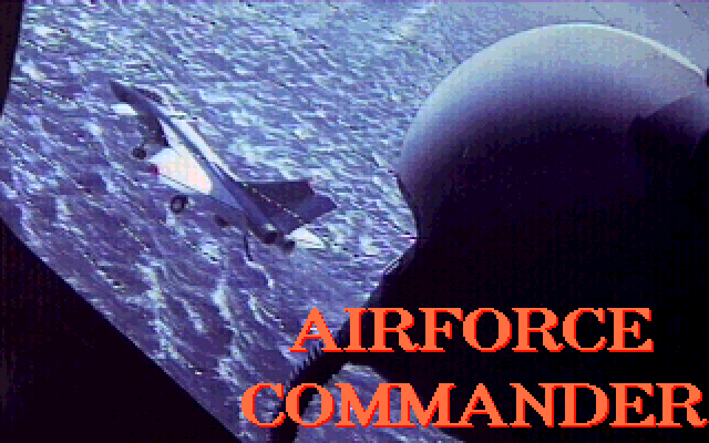 Title screen of Air Force Commander
