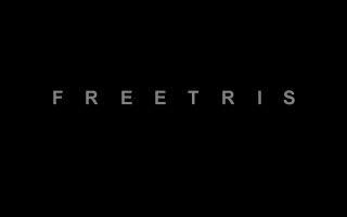 Title screen of Freetris