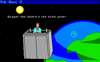 Gameplay of Rob Blanc II: Planet of the Pasteurised Pestilence
